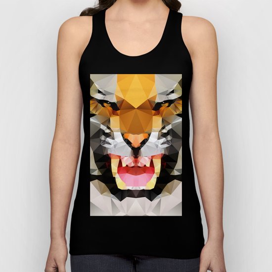 Tiger - Geo Unisex Tank Top