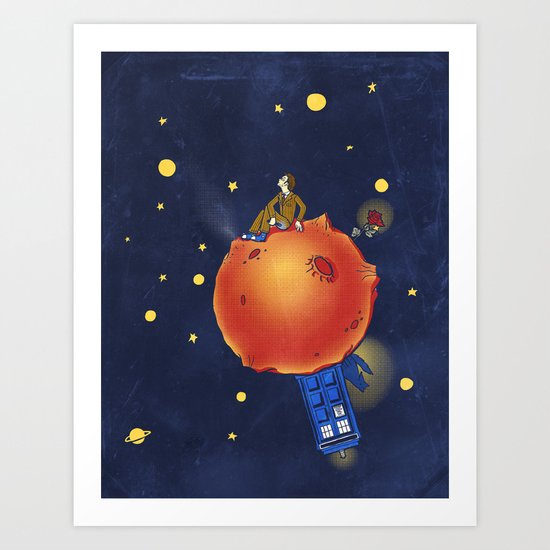 The Prince and the Rose Art Print