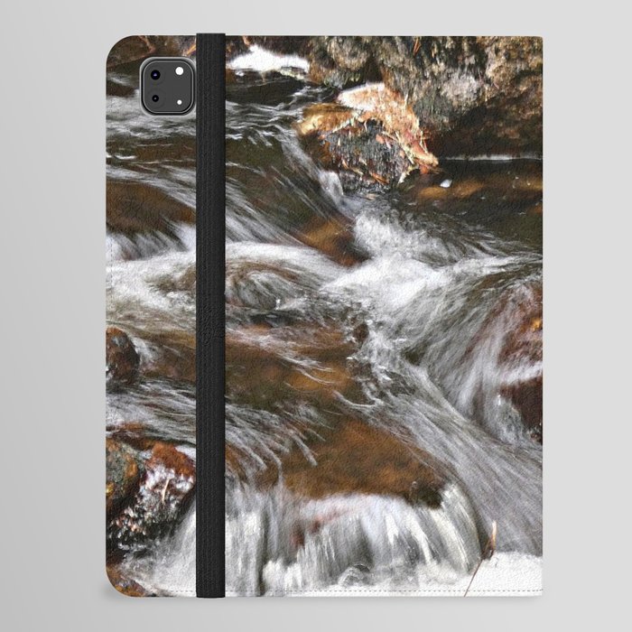 Fast Flowing Waters of the Scottish Highlands iPad Folio Case