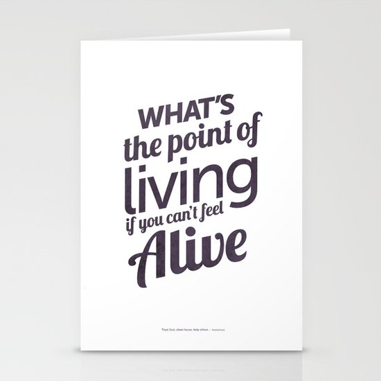 What's the point Stationery Cards