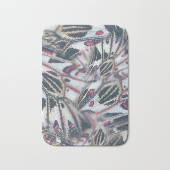 Butterflies Print Bath Mat