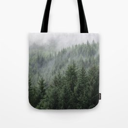 Fog Forest Tote Bag