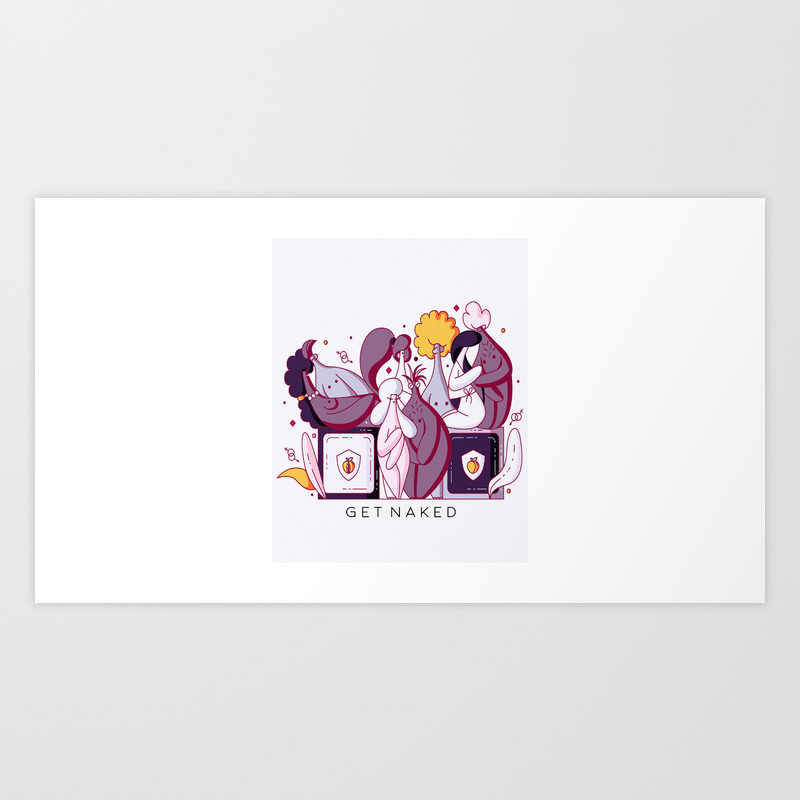 Get Naked Funny Bathroom Decor Funny Quote Naked Quote Funny Art Naked Art Bedroom Art Art Print By Jolieartsy Society6