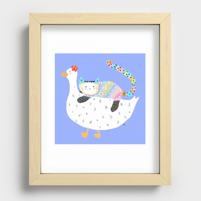 quAcK Recessed Framed Print