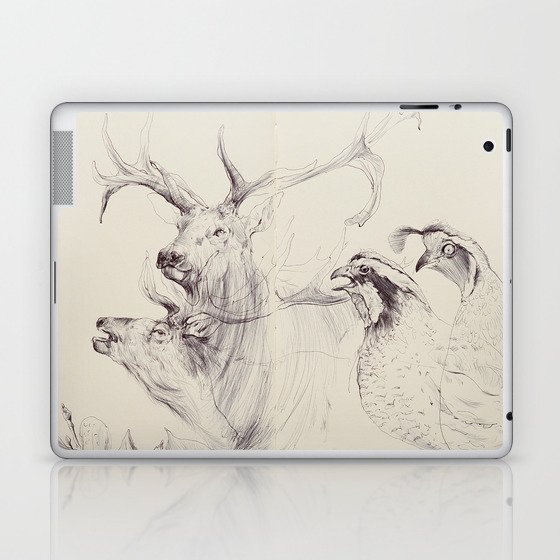 Elk & Quail Laptop & iPad Skin