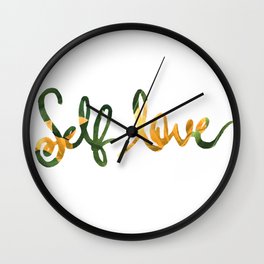 Self Love Wall Clock