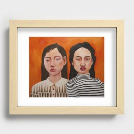 Tangerine Girls Recessed Framed Print