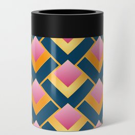 Art Deco Pink Gold Can Cooler