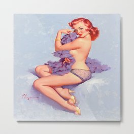 Pin Up Girl Roxanne by Gil Elvgren Metal Print | Classic, Chic, Sophisticated, Purevintagelove, Sassy, Nudeart, Homedecor, Pinup, Fun, 2Sweetspinupgirls 