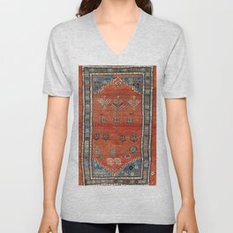 Bakhshaish Azerbaijan Northwest Persian Carpet Print V Neck T Shirt