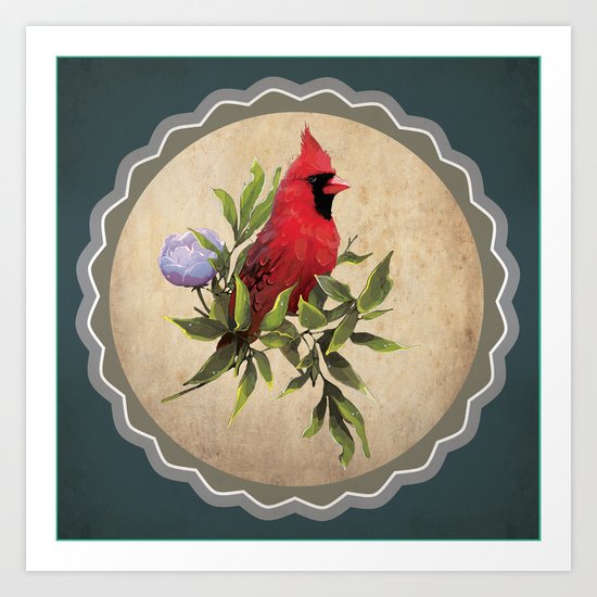 Cardinal Art Print