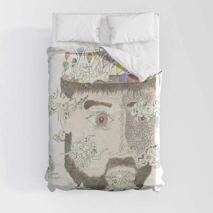 Head in the Clouds Duvet Cover