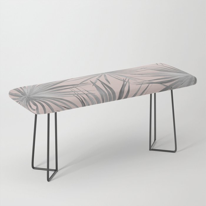 Dushi Fan Palm Bliss #3 #tropical #decor #art #society6 Bench