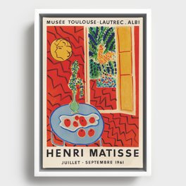 Henri Matisse - Exhibition poster Albi 1961 Framed Canvas