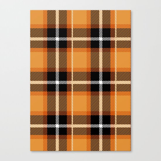 black and orange plaid pants