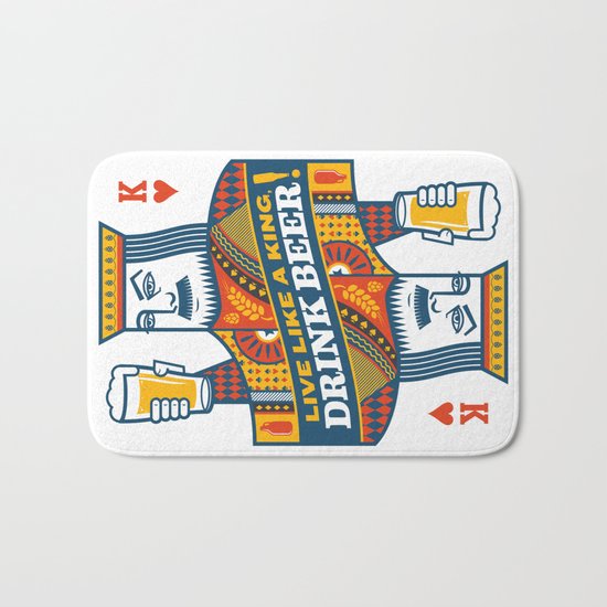 King of Beers Bath Mat