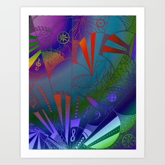 Web of Life Art Print