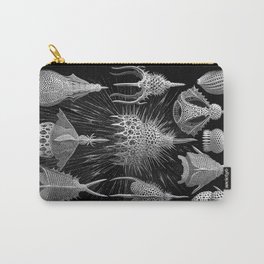 Plankton Shells (Cyrtoidea) by Ernst Haeckel Carry-All Pouch