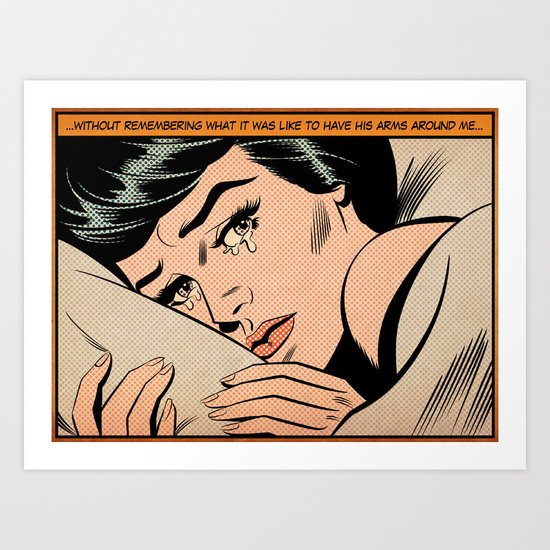 "...Without Remembering..." Art Print