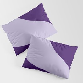 Simple Waves - Purple Pillow Sham