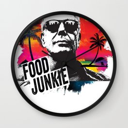 Food Junkie Wall Clock