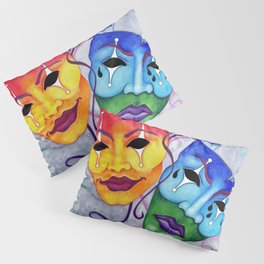 Comedy and Tragedy Pillow Sham