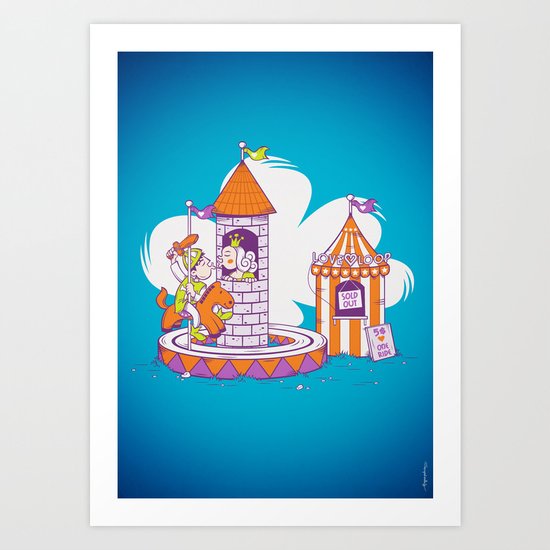 Love Loop Art Print
