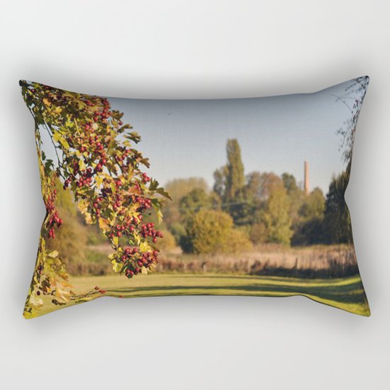 The distant Mill Rectangular Pillow