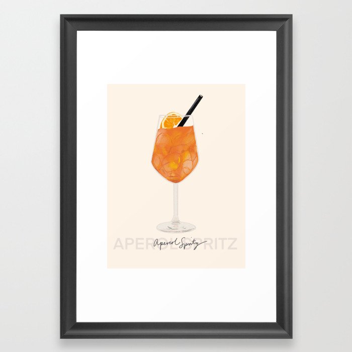 Aperol Spritz Framed Art Print