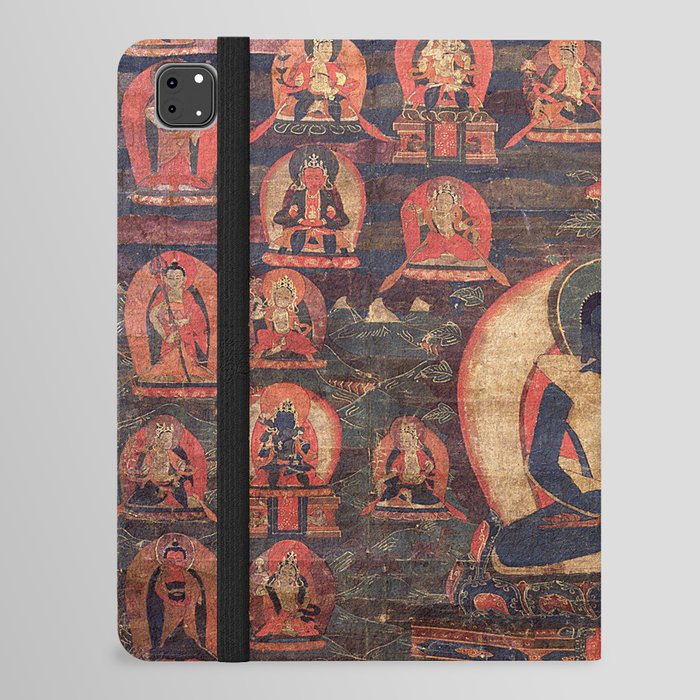 Buddhist Thangka Bodhisattva Samantabhadra Buddha iPad Folio Case