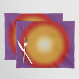 fiery sunset gradient Placemat