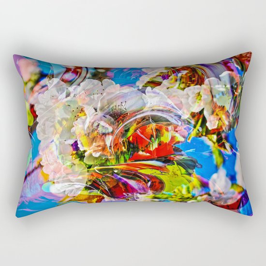 Abstract Perfection 14 Spring Rectangular Pillow