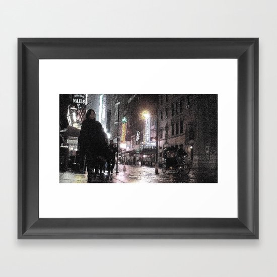 Rosie O's By Times Square Framed Art Print