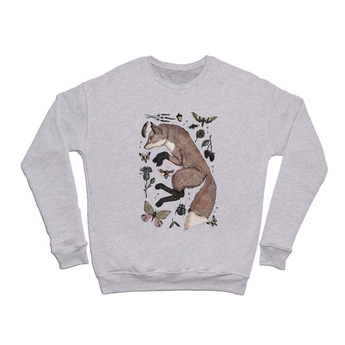 Wild Fox Crewneck Sweatshirt by Bee Jannise Society6