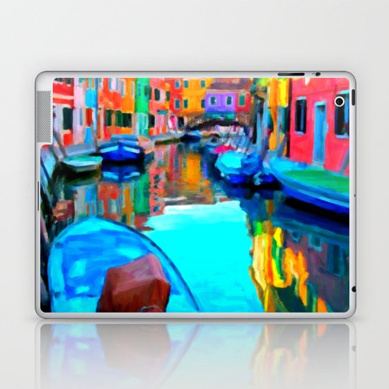Colors In Venice - Painting Style Laptop & iPad Skin