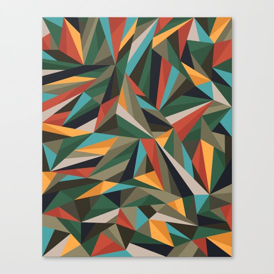 Sliced Fragments II Canvas Print