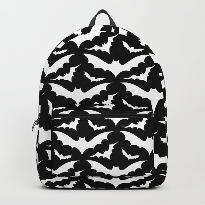 Black and White Bats Backpack