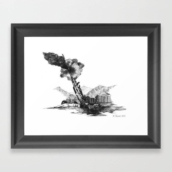 Howitzer Framed Art Print