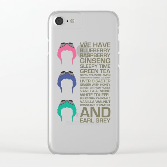 Myriad Of Teas Clear iPhone Case