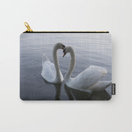Romatic Swan Couple Carry-All Pouch | Romanticcouple, Digital, Italy, Inlove, Love, Couple, Water, Twoswans, Lake, Beautifulswans 