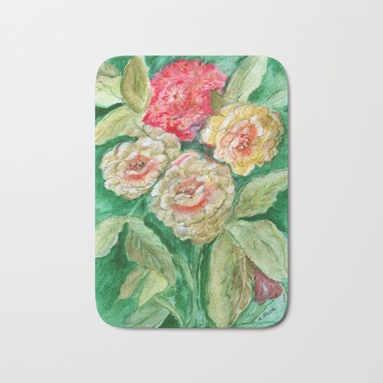 Floral Fusion Bath Mat