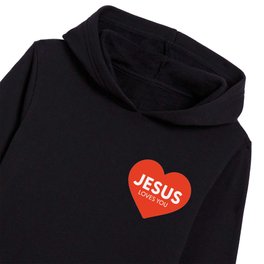 Jesus Loves You Kids Pullover Hoodies