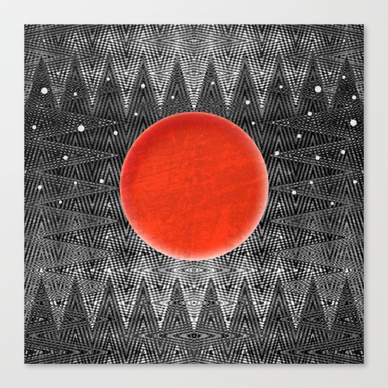 Bodacious Blood Moon Canvas Print