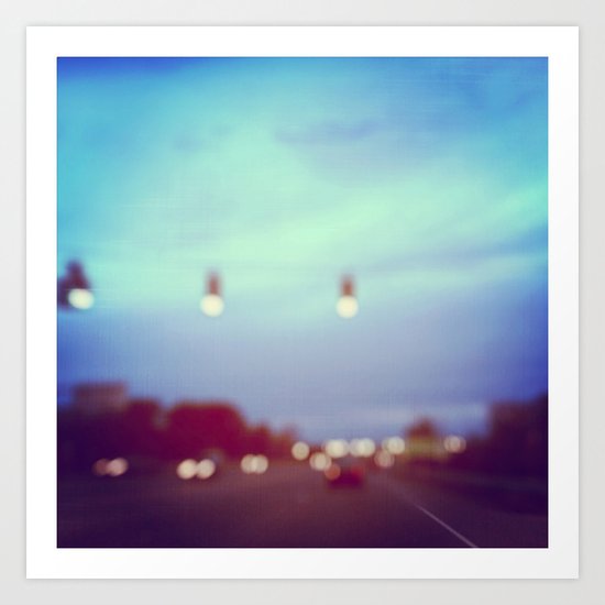on the way home Art Print