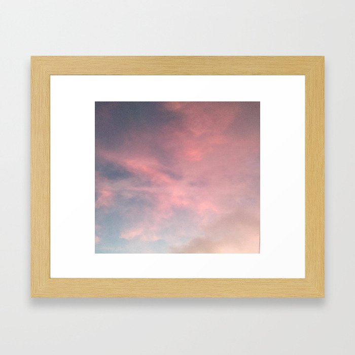 pink paradox Framed Art Print