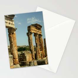 Hierapolis Ruins Pamukkale Turkiye Stationery Card