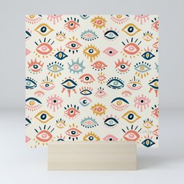 Mystic Eyes – Primary Palette Mini Art Print