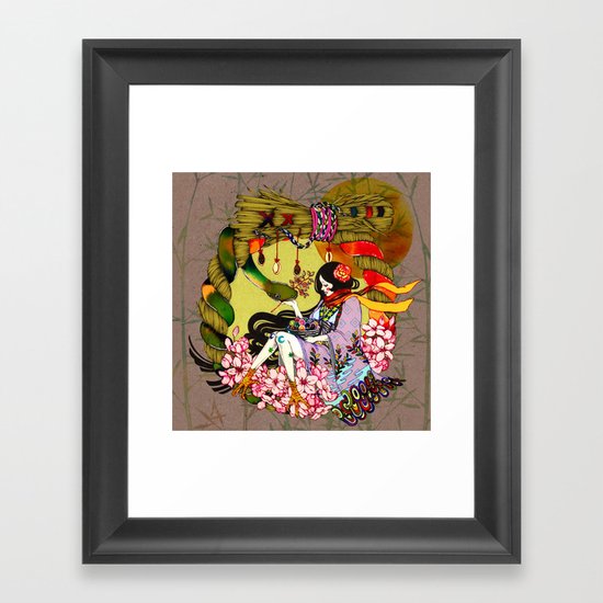 Kaguyahime Framed Art Print
