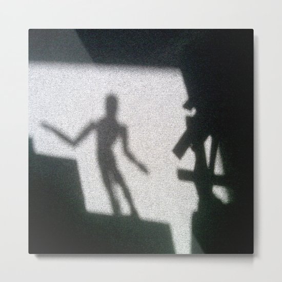 Shadow of the mannikin Metal Print