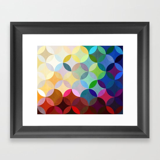 Circular Motion Framed Art Print
